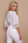  Ошатна біла блузка Карла GL43344