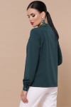 Блуза Жанна д/р GL49534 цвет изумруд