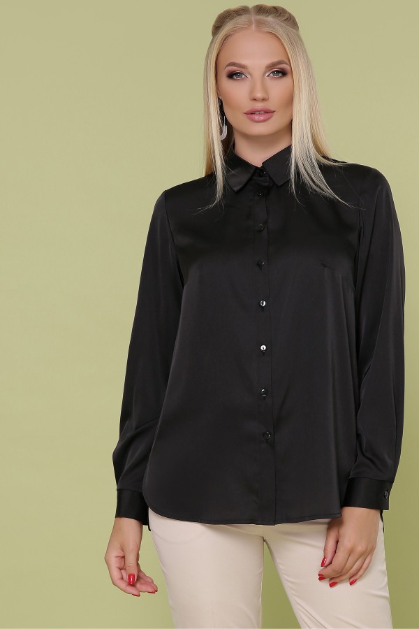 блуза Таира-Б д/р GL49790 цвет черный