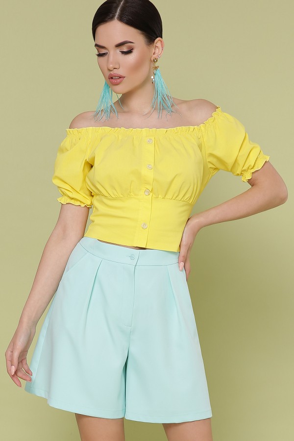 блуза Янина к/р GL49273 цвет желтый