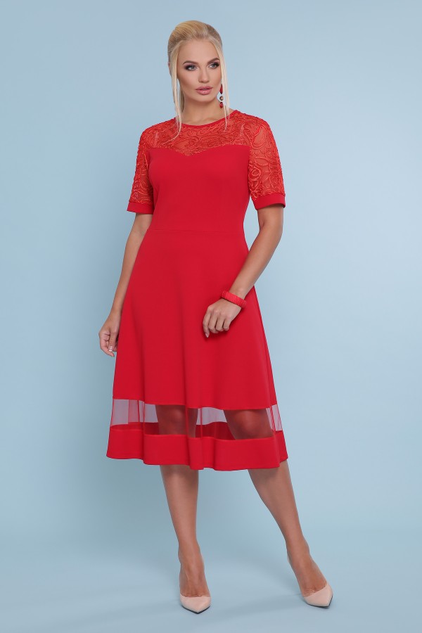 платье Аида-Б к/р GL47692 красный