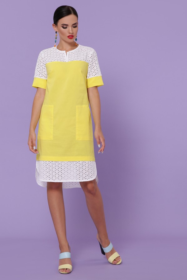 Сукня Саті-3 к/р GL49833 колір жовтий