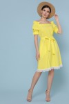 Платье Бланка к/р GL49242 цвет желтый