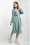Платье-миди GLOSS GR3033736 цвет Зеленый