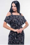 Платье Летиция RM ПЛ 16.2-56/19 2 цвет черный