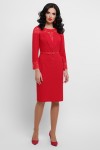 Платье Леония д/р GL52998 цвет красный
