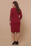 Платье Дениз-Б д/р GL51610 цвет бордо