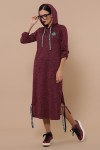 Сукня Далія д/р GL50928 колір бордо