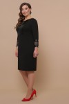 Платье Дениз-Б д/р GL51608 цвет черный