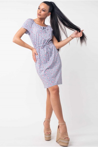 Платье Кира RM ПЛ 16.2-73/15 4 цвет серый