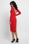Платье Викси д/р GL52750 цвет красный