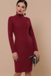 Платье-гольф Алена д/р GL50315 цвет бордо