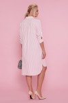 платье Валентия-Б 3/4 GL47876 розовая полоска