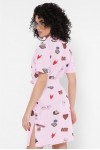Сукня-сорочка Sophie PL-1767J колір рожевий