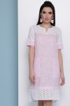 Сукня льон Саті к/р GL48404 рожевий