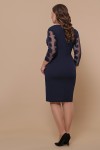 Платье Лария-Б д/р GL51922 цвет синий