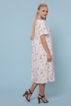 платье Ирма-Б к/р 48580 цвет персик-ирис