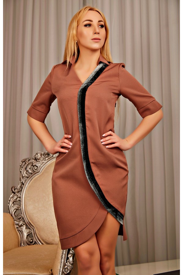 Стильне плаття - сорочка Ганна AD01726