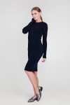 В'язане плаття Олена SWPW55903 колір темно-синій