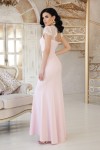 Платье Алана к/р GL48312 цвет пудра