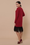 Сукня Касія д/р GL51072 колір бордо