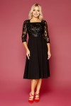 Платье Тифани д/р GL52203 цвет черный