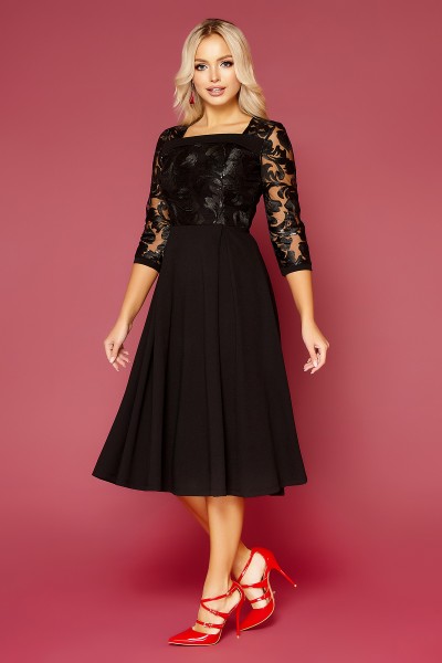 Сукня Тіфані д/р GL52203 колір чорний