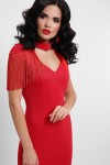 Платье Альфия б/р GL53202 цвет красный