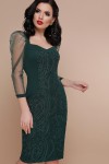 Сукня Памела 2 д/р GL47496 колір смарагд