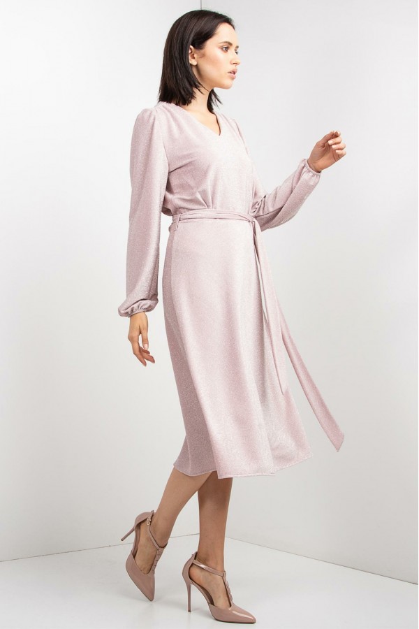 Платье-миди GLOSS GR3033737 цвет Розовый