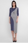 Платье Willow PL-1753A цвет джинсовый, серый