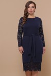 Сукня Маріка-Б д/р GL51621 колір синій