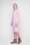 Вязаное платье Люрекс SWPW57301 цвет пудра