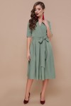 Модное платье 2019 Ангелина цвет хаки 