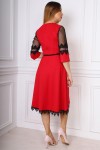 Нарядне плаття YM34401 червоне