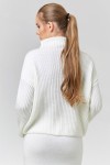 Теплый вязаный свитер SW486210000 белый