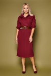 Сукня Заїру д/р GL51390 колір бордо