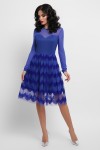 Шикарне плаття Аліна GL843402 синього кольору