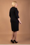 Коктельне чорне плаття  великого розміру  VN41401