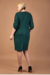 Замшеве бордове плаття з нової колекції VN41803