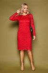 Сукня Санія-Б 3/4 GL52019 колір червоний