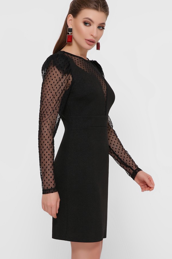 Платье Береника 2021 цвет черный GL55490