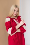 Етно-плаття вишиванка MR105 червоне