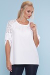 Блуза Гретта -Б GL872503 белого цвета