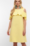 Платье нарядное 2021 Ольбия GL56426 желтый