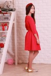Платье 01201 красный