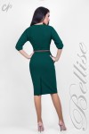 Осіннє плаття зеленого кольору BELLISE TB1343