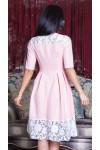 Платье розовое SL75401