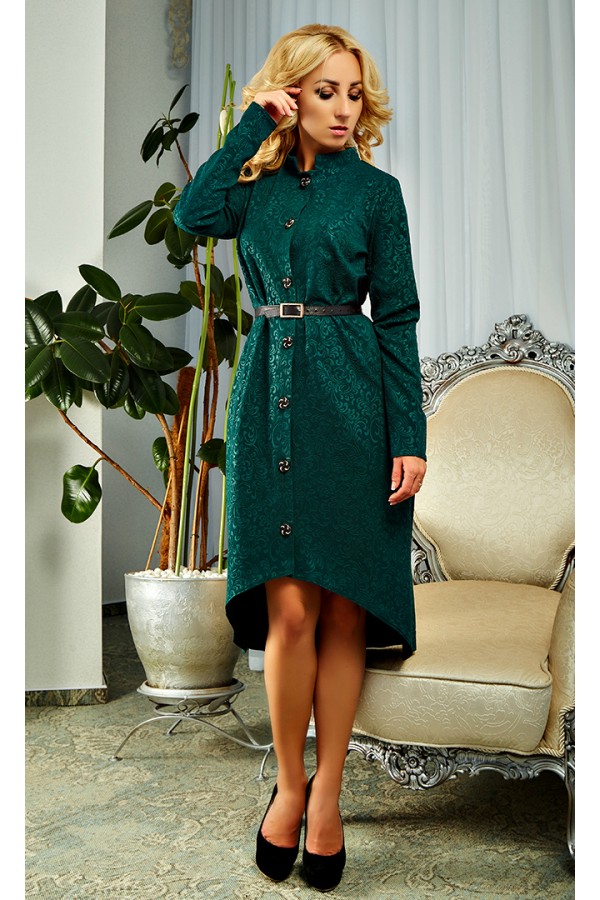 Осіннє плаття Марсела  AD17901 зелений