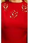 Осіннє плаття Верджина  AD18101 червоне